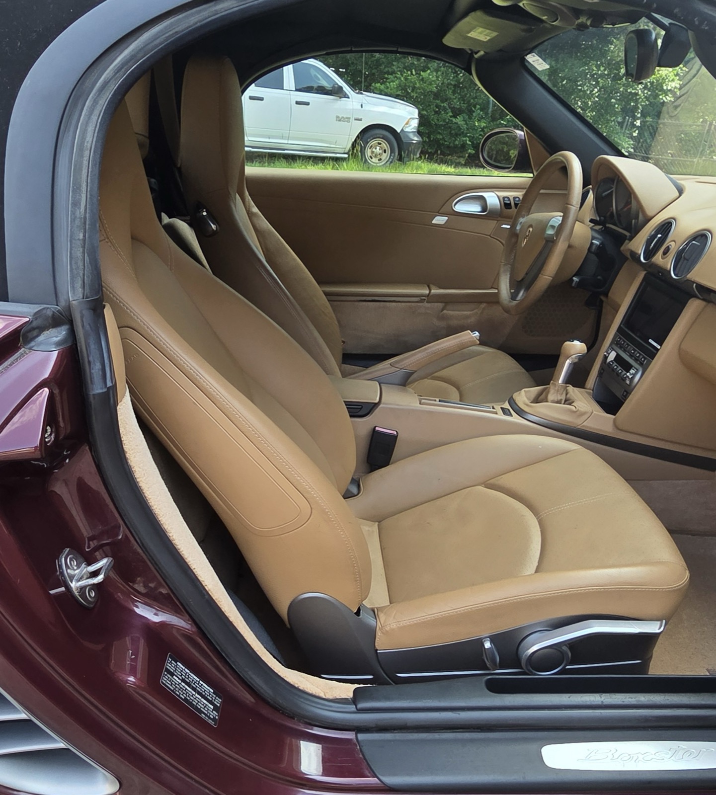 Porsche Boxster interior